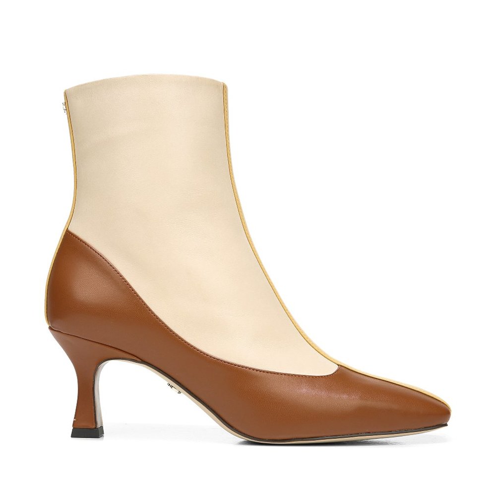 SOLD SAM EDELMAN Liza Colorblock Booties Ankle Boots 7 - Picture 7 of 16